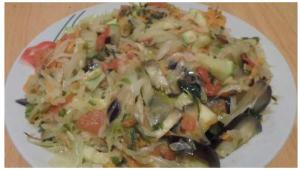 Как приготовить овощное рагу из кабачков и баклажанов